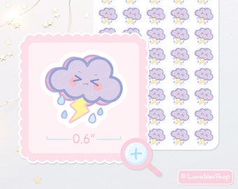 Storm Cloud Planner Stickers