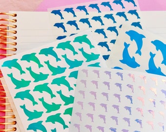 Dolphin Vinyl Sticker Sheet