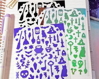 Witchy Starter Waterproof Vinyl Sticker Sheet