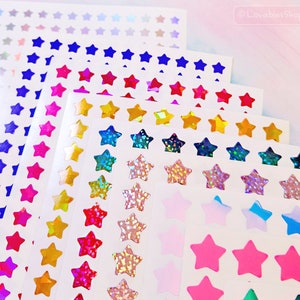 10,530 Pastel Mini Star Stickers Bulk - 45 Sticker Sheets of Tiny Star  Stickers Small, Small Star Stickers for Kids Chart, Cute Small Stickers,  Pastel