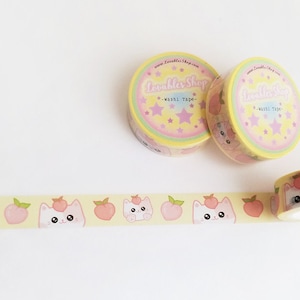 Peach Cat Washi Tape