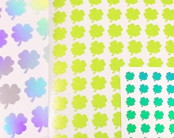 4 Leaf Clover Vinyl Sticker Sheet