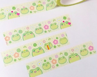Froggy Washi Tape Yellow