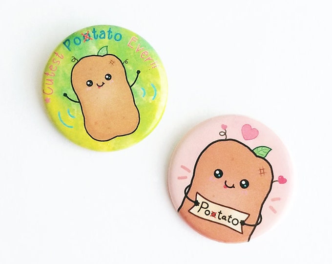 Pootato Pin button Set