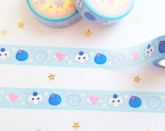 Blueberry Cat Washi Tape