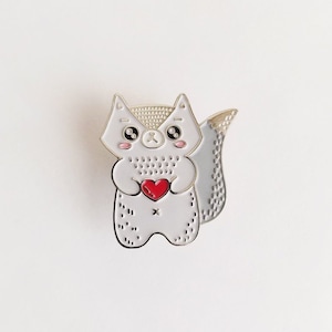 Wolf Enamel Pin