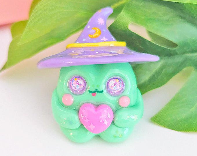 Wizard Frog – Handmade Desk Friend (Limited Edition)