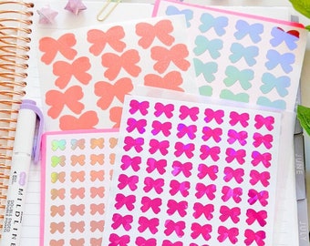 Ribbon Vinyl Sticker Sheet