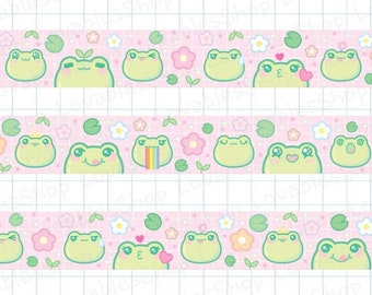 Froggy Washi Tape Pink