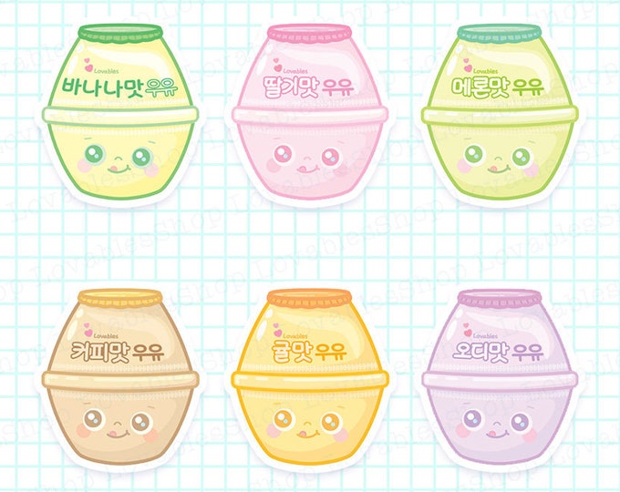 Korean Milk Stickers