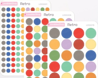 Dot Planner Stickers *Retro*
