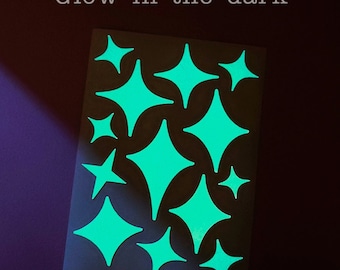 Sparkle Decal Vinyl Sticker Sheet