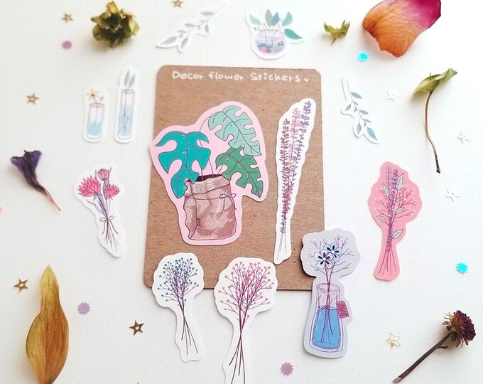 Decor Flower Stickers