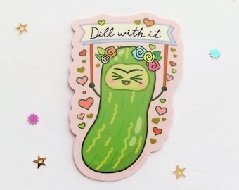 New Ver. Frida Dill Pickle Vinyl Sticker