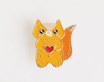 Fox Enamel Pin