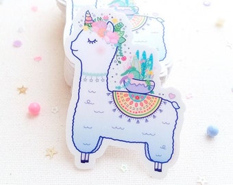 New Ver. Llamacorn Vinyl Sticker
