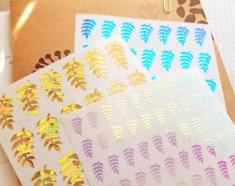 Leaf vinyl Sticker Sheet