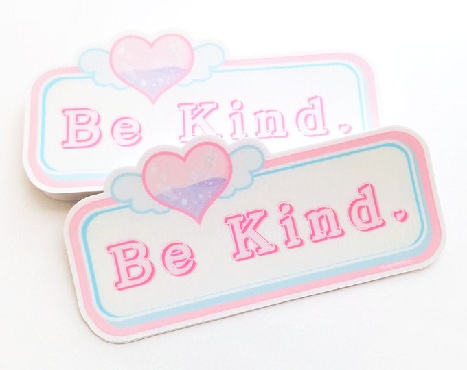 Be Kind Vinyl Sticker