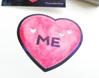 Heart Me Vinyl Sticker