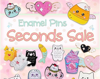 Second Sale. Enamel Pins