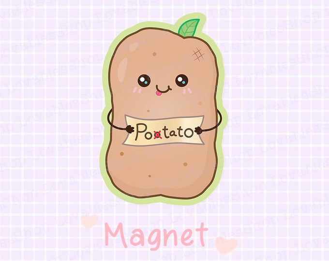 Pootato Vinyl Magnet