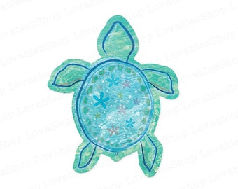 Sea Turtle Vinyl Sticker