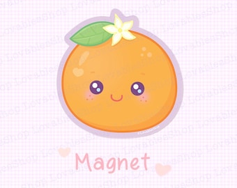 Tangy Clementine Vinyl Magnet