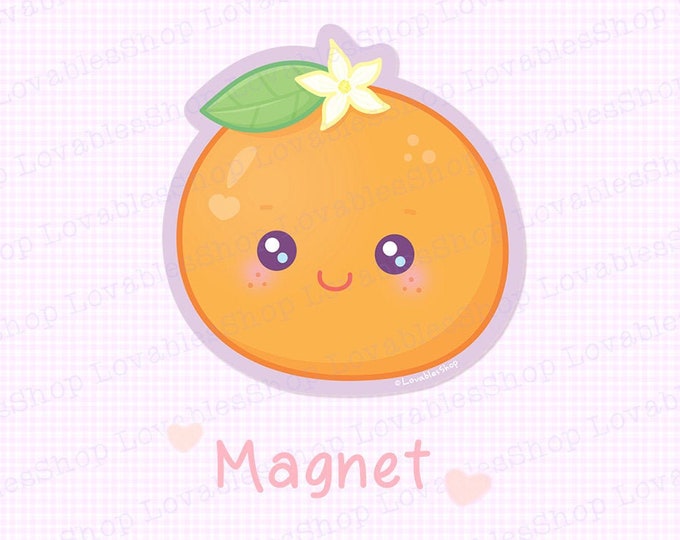 Tangy Clementine Vinyl Magnet