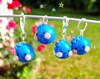 Blueberry Clay Charm