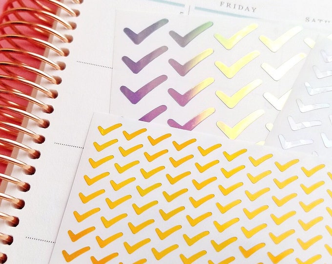 Check Mark vinyl Sticker Sheet