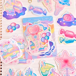Cosmic Dessert Stickers (20pcs)