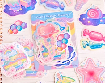Cosmic Dessert Stickers (20pcs)
