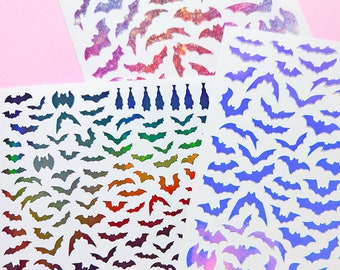 Bats vinyl Sticker Sheet