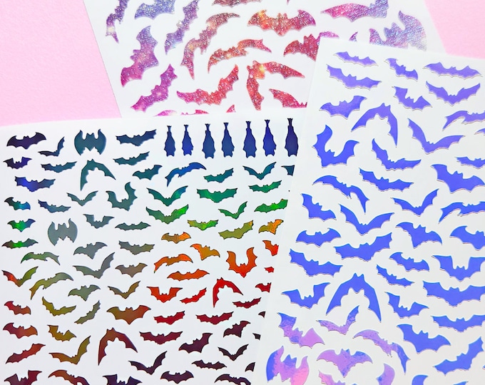 Bats vinyl Sticker Sheet