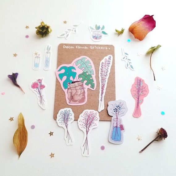 Decor Flower Stickers