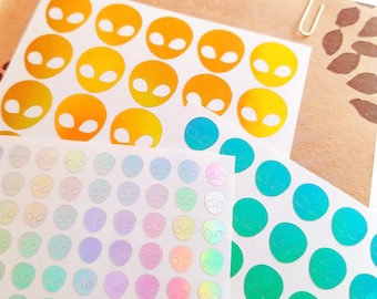 Alien Vinyl Sticker Sheet