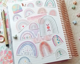 Boho Rainbow Stickers
