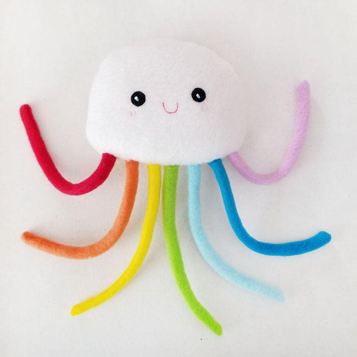Colorful Jellyfish Plush
