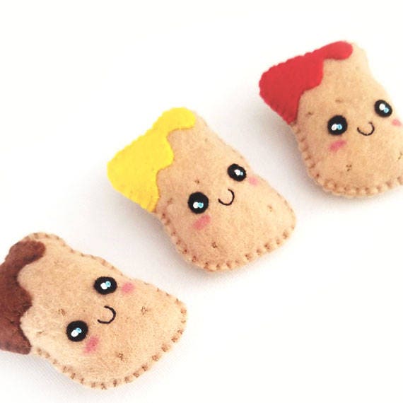 chicken nugget soft toy