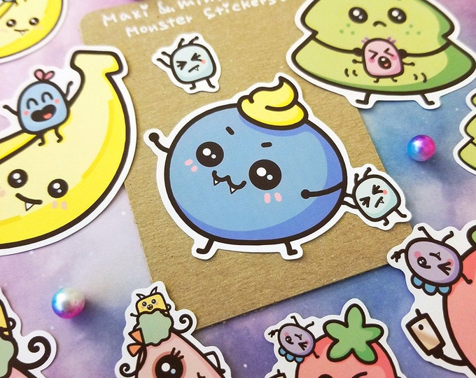 Maxi and Mini Monster Stickers