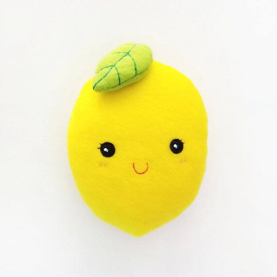 lemon plush toy