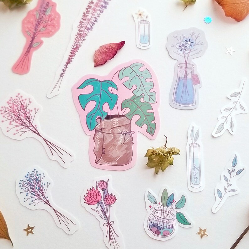 Decor Flower Stickers image 4