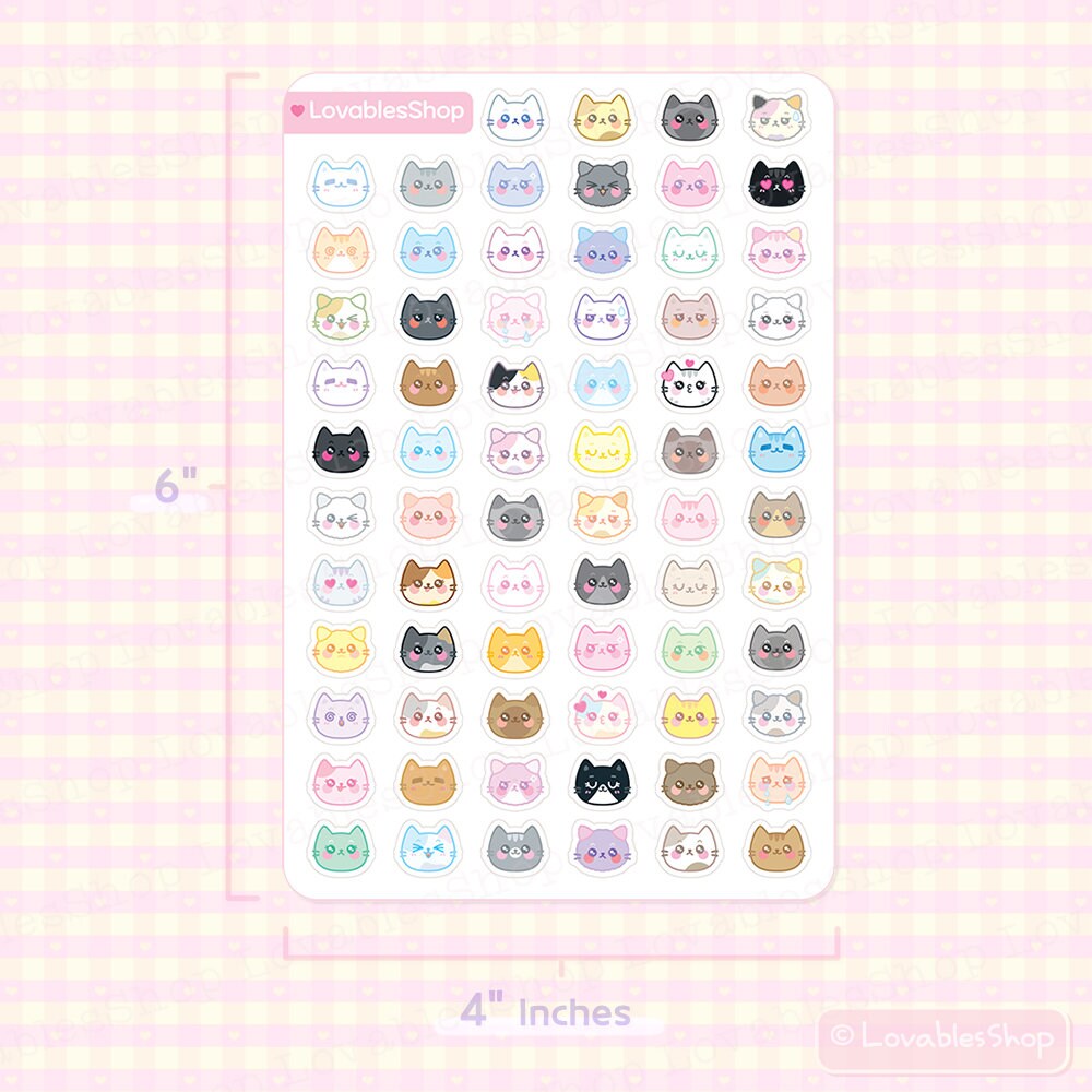 Cute Hand Drawn Character Winking Emotion Planner Stickers – Littlestarplans