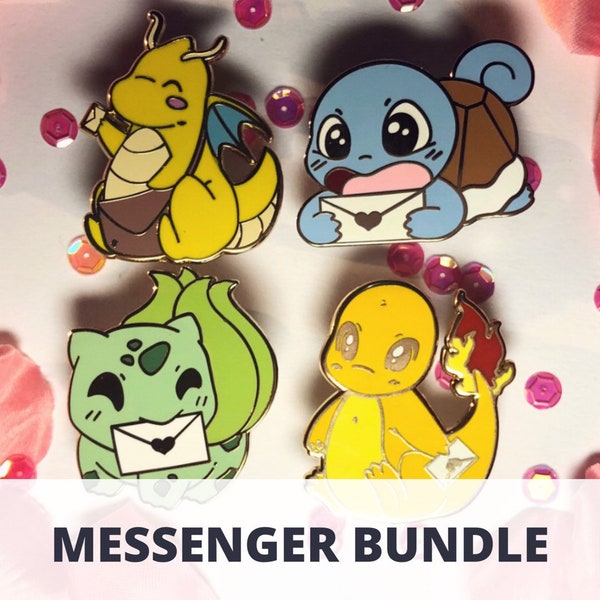 Bundle Messenger Enamel pins