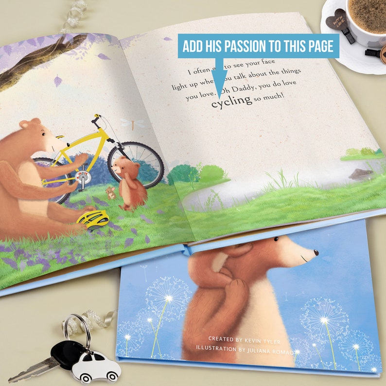 Personalised Daddy Book 'Because Of You' image 6