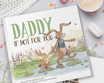Libro personalizado de recuerdos del Día del Padre, 'Papá, si no fuera por ti'