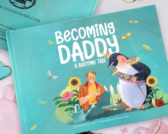 Personalised 'Becoming Daddy' Keepsake Book