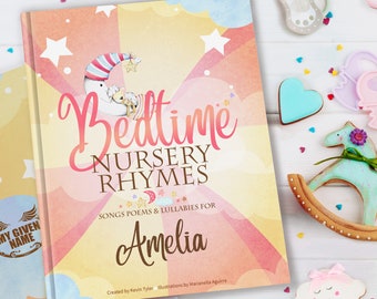 Libro de rimas infantiles y poemas personalizados para la hora de dormir