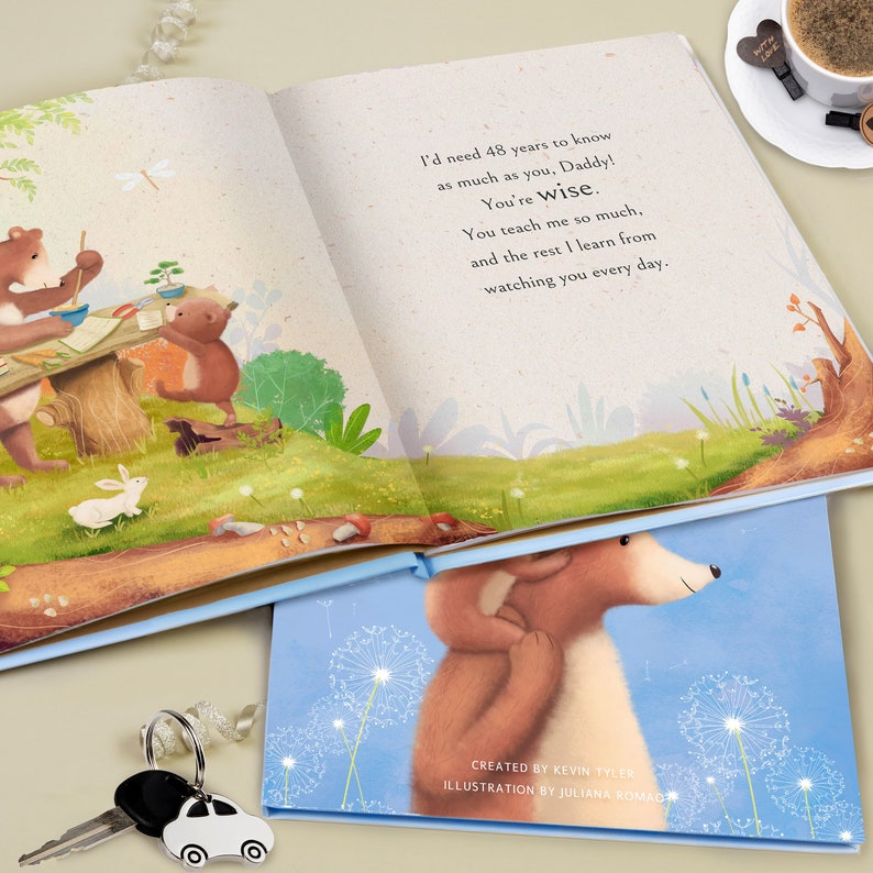 Personalised Daddy Book 'Because Of You' image 8