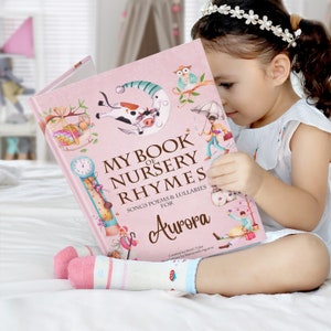 My Book of Nursery Rhymes & Personalised Poems Book for Newborns and Toddlers, Boys and Girls. image 2